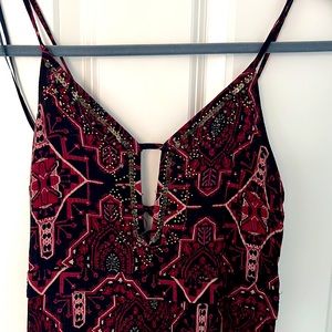 Beaded Strappy Jumpsuit